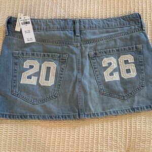 Denim Mini skirt class of 2026